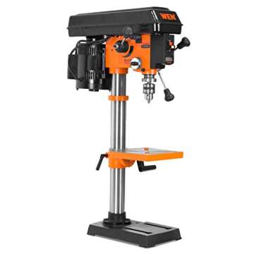 WEN 4212T 5-Amp 10-Inch Variable Speed Cast Iron Benchtop Drill Press with Laser