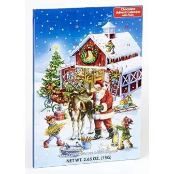 Vermont Christmas Reindeer Chocolate Advent Calendar