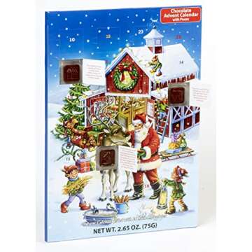 Vermont Christmas Reindeer Chocolate Advent Calendar