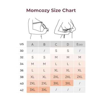 Momcozy Seamless Nursing Bra for Women 2 Pack Comfort Smooth Breastfeeding Maternity Bralette Wireless Pregnancy Bra