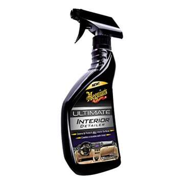 Meguiar's Ultimate Interior Detailer, 15.2 Oz - Protect and Enhance Your Interior with this All-In-One-Cleaner and UV Protectant - Perfect for Car Interior Maintenance with a Non-Greasy, Satin Finish