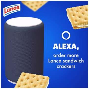 Lance Sandwich Crackers, Captain's Wafers Cream Cheese and Chives, 10 Packs, 6 Sandwiches Each