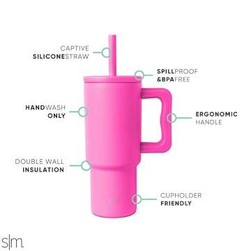 Simple Modern Kids 24 oz Tumbler | Spill Proof, Reusable, Fun Color