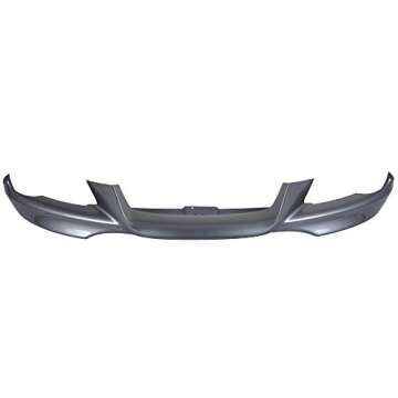 IKON MOTORSPORTS, Front Bumper Lip Compatible With 2007-2010 BMW E92 E93 3-Series Coupe Convertible, Air Dam Chin Splitter M-Tech Style PP Polypropylene Painted #A52 Space Gray Metallic, 2008 2009