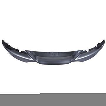 IKON MOTORSPORTS, Front Bumper Lip Compatible With 2007-2010 BMW E92 E93 3-Series Coupe Convertible, Air Dam Chin Splitter M-Tech Style PP Polypropylene Painted #A52 Space Gray Metallic, 2008 2009