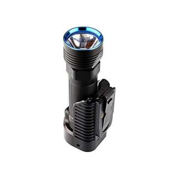 OLIGHT r50 pro Seeker le Police Tactical Flashlight Military Law Enforcement Patrol Light Cool White LED 3200 lumens Rechargeable Weapon Light Holster 4500mAh Lithium Battery Patch