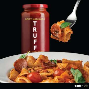 TRUFF Spicy Lovers Pack - TRUFF Hotter Sauce, TRUFF White Hotter Sauce, and TRUFF Black Truffle Arrabbiata Pasta Sauce - Spicy Truffle Hot Sauce Gift Pack of 3 bottles