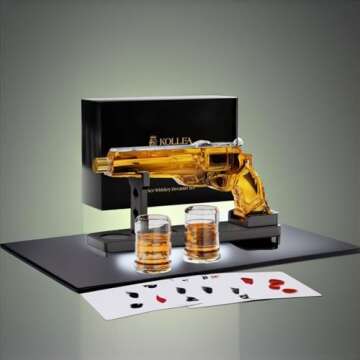 Gun Whiskey Decanter Set for Men | Kollea Gift