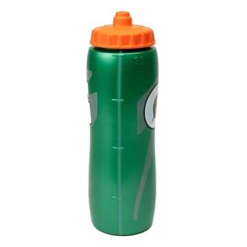 Gatorade 32 Oz Squeeze Water Sports Bottle - Pack of 2 - New Easy Grip Design