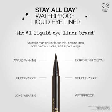 Stila Waterproof Liquid Eye Liner - Bold & Lasting Shade