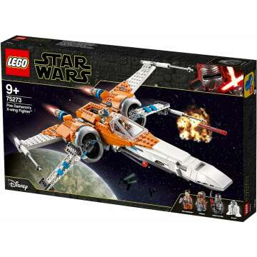 LEGO Star Wars Poe Dameron's X-Wing Fighter 75273 - 761 Pieces Build Kit