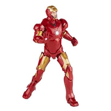 Marvel Hasbro Legends Series 6-inch Scale Action Figure Toy Iron Man Mark 3 Infinity Saga Character, Premium Design and 5 Accessories