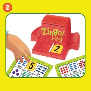 ThinkFun Zingo Number Bingo Game for Kids 4+