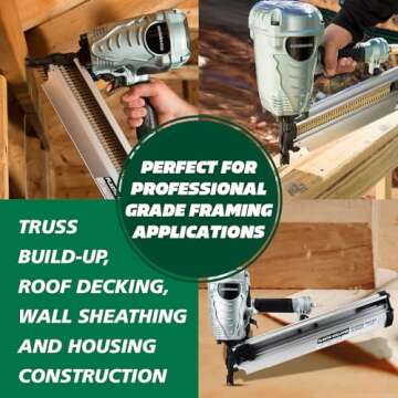 Metabo HPT 21° Framing Nailer - Ideal for Framing & Roofing