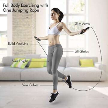 Tangle-Free Speed Jump Rope for Quick Workouts