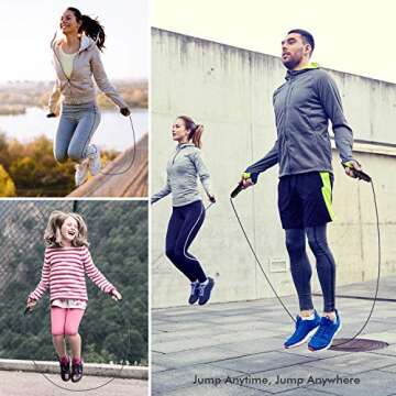 Tangle-Free Speed Jump Rope for Quick Workouts