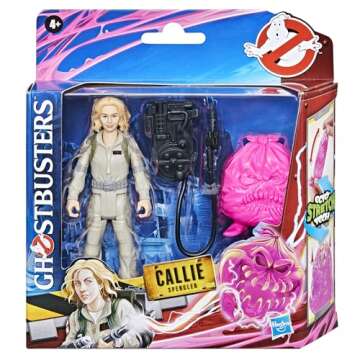 Ghostbusters Fright Features Callie Spengler Action Figure with Ecto-Stretch Tech Possessor Ghost Toy Accessory, Toys for Kids Ages 4+