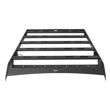 u-Box F150 Roof Rack Top Cargo Carrier w/4x LED Lights Compatible with Ford Raptor & F150 Super Crew Pickup Truck 2009 2010 2011 2012 2013 2014