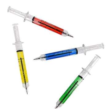 Rhode Island Novelty Assorted Color Synge Shot Design Pens, One Dozen