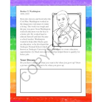 ZOCO - Black History Educational Coloring Books (25 Bulk Pack, Without Crayons) - African American History Month Giveaways for Kids - Games, Puzzles, Activities