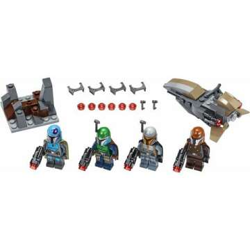 LEGO Star Wars Mandalorian Battle Pack 75267 Mandalorian Shock Troopers and Speeder Bike Building Kit; Great Gift Idea for Any Fan of Star Wars: The Mandalorian TV Series (102 Pieces)