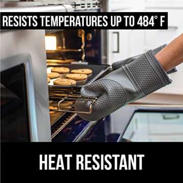 Gorilla Grip Heat Resistant Silicone Oven Mitts