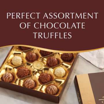 Lindt Chocolate Truffles Gift Box - 2.8 Ounces Assorted