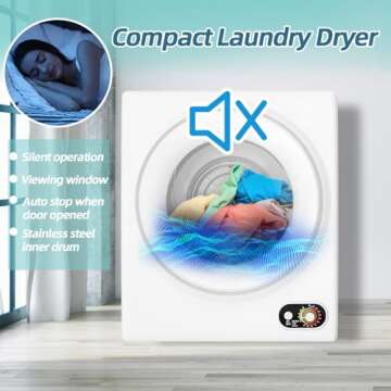 Elevon Compact Portable Laundry Dryer for Small Spaces