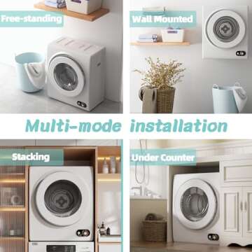 Elevon Compact Portable Laundry Dryer for Small Spaces