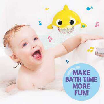 Baby Shark Singing Bath Time Bubble Maker - Fun Experience