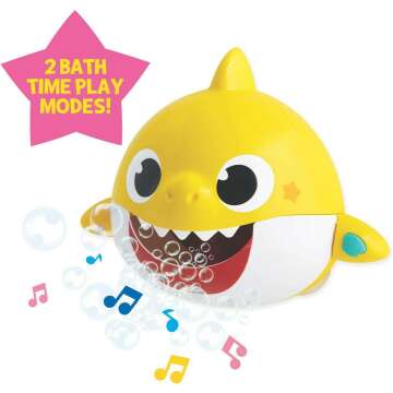 Baby Shark Singing Bath Time Bubble Maker - Fun Experience