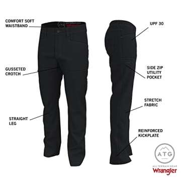 ATG by Wrangler mens Synthetic Utility Casual Pants, Bungee Cord, 30W x 30L US