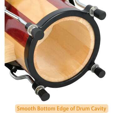 EastRock Bongo Drum Set - Perfect for All Skill Levels