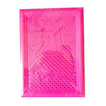 Mona Lisa Renaissance Art Cheese Grater - Kitchen Gift For Art Lovers (Pink)