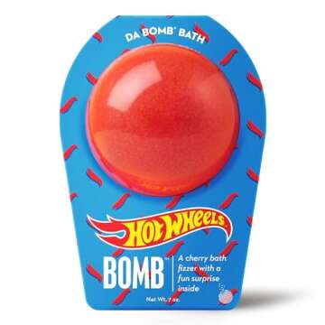 DA BOMB Hot Wheels Red Bath Bomb, 7oz