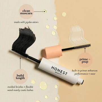 Honest Beauty Extreme Length Mascara & Primer - Black