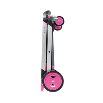 CLAX® The Original | Made in Germany | Multi use Functional Collapsible Carts | Mobile Folding Trolley | Shopping Cart with Storage Crate (Pink)