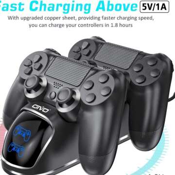 OIVO PS4 Controller Charger Station