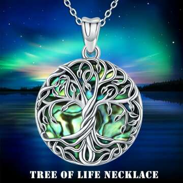 Celtic Tree of Life Necklace in Sterling Silver