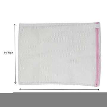 Household Essentials 121-2 Mesh Laundry Wash Bag for Delicates - 2 Pack