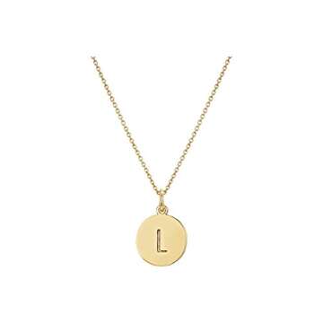 Kate Spade New York Gold Initial Pendant Necklace - One Size