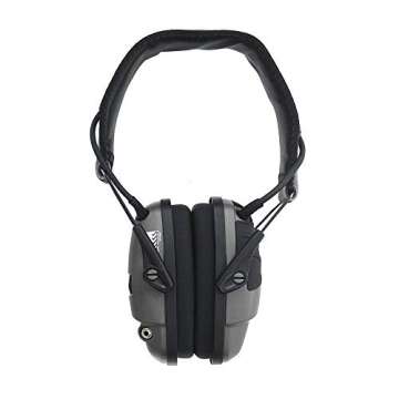 Howard Leight by Honeywell Impact Sport Sound Amplification Electronic Shooting Earmuff, Black