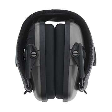 Howard Leight by Honeywell Impact Sport Sound Amplification Electronic Shooting Earmuff, Black