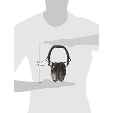 Howard Leight by Honeywell Impact Sport Sound Amplification Electronic Shooting Earmuff, Black