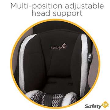 Safety 1st Guide Convertible Car Seat, Fits 3 Across, Forward Facing and Rear Facing, Chambers