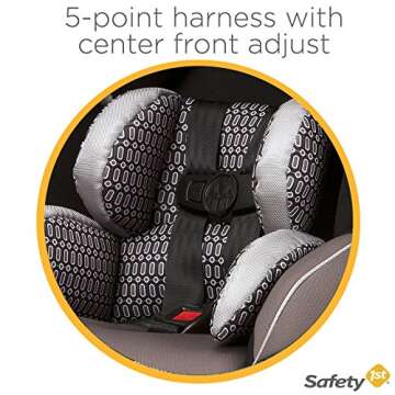 Safety 1st Guide Convertible Car Seat, Fits 3 Across, Forward Facing and Rear Facing, Chambers