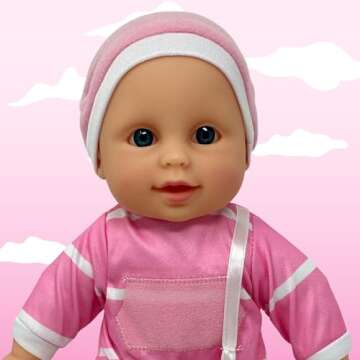 The New York Doll Collection 11 inch Soft Body Doll in Gift Box - Award Winner & Toy 11" Baby Doll (Caucasian)