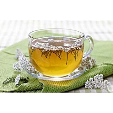 Yarrow Herb Tea (Millefolii Herba - Achillea millefolium L.) - Health Embassy - 100% Natural (50g)