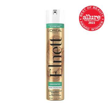 L'Oreal Elnett Satin Hairspray Unscented 11oz Pack 2