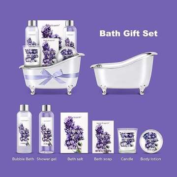 Gift Set for Women Body & Earth Gifts for Women - Lavender Gift Baskets